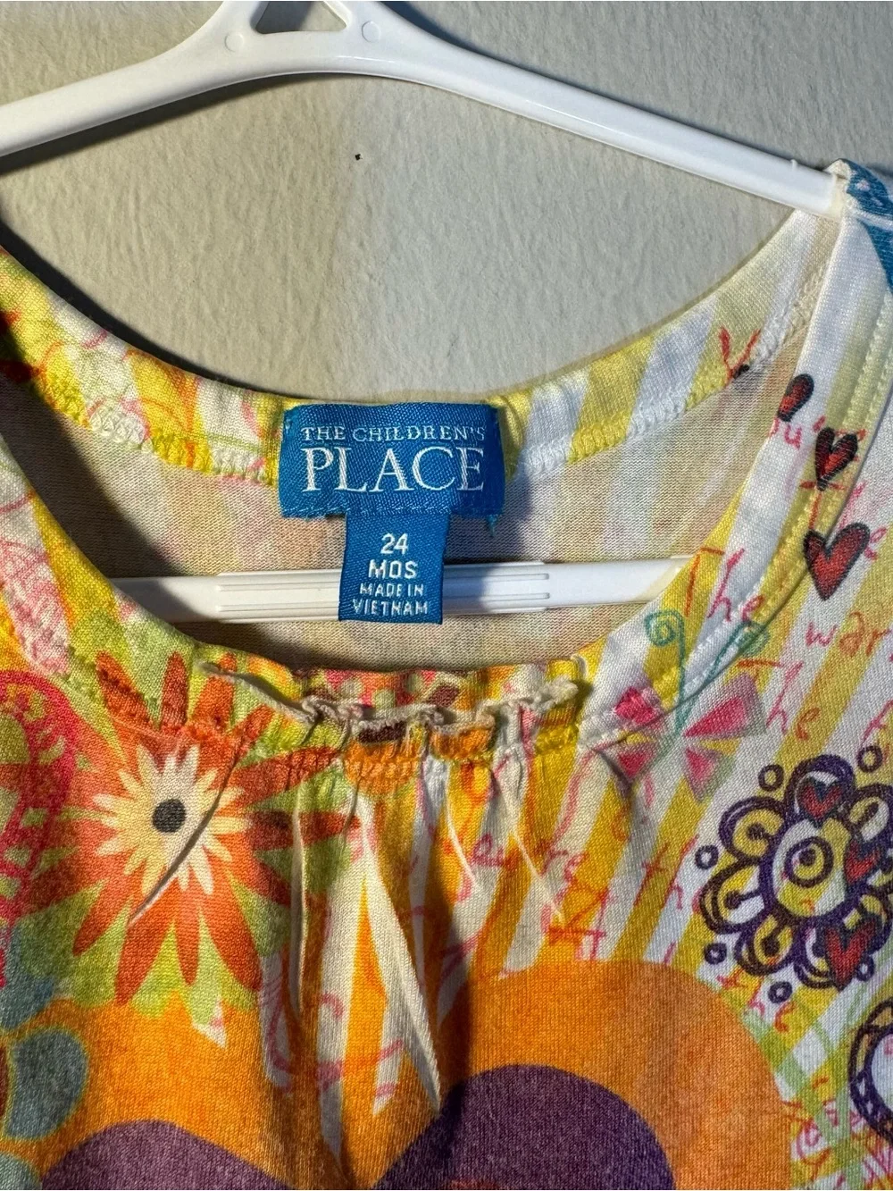 The Children's Place Girls' Multicolor Heart Tank Top